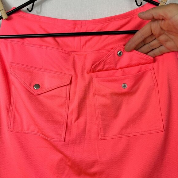 Jofit Mina Athletic Golf Skort‎ Womens XS Neon Pink Athletic Cycling Running - Picture 7 of 10